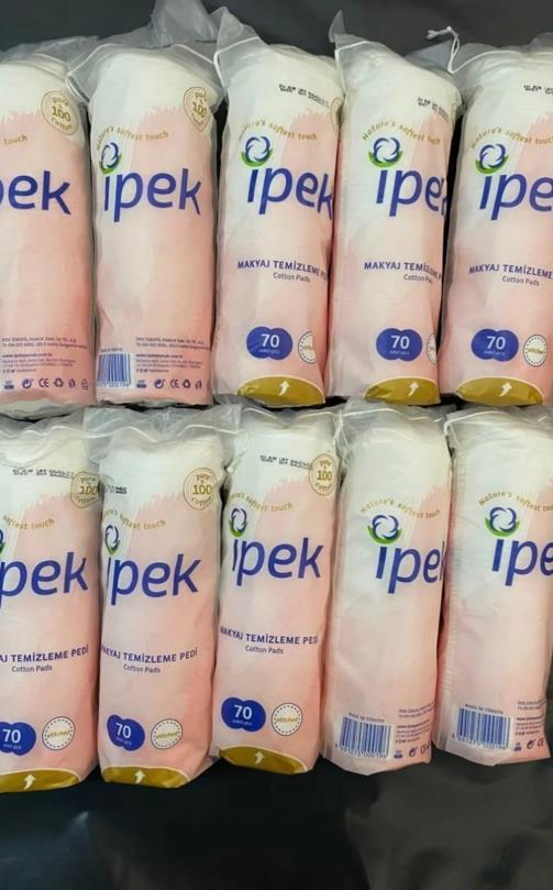 İpek Makyaj Temizleme Pamuğu 70adet X 10 Paket