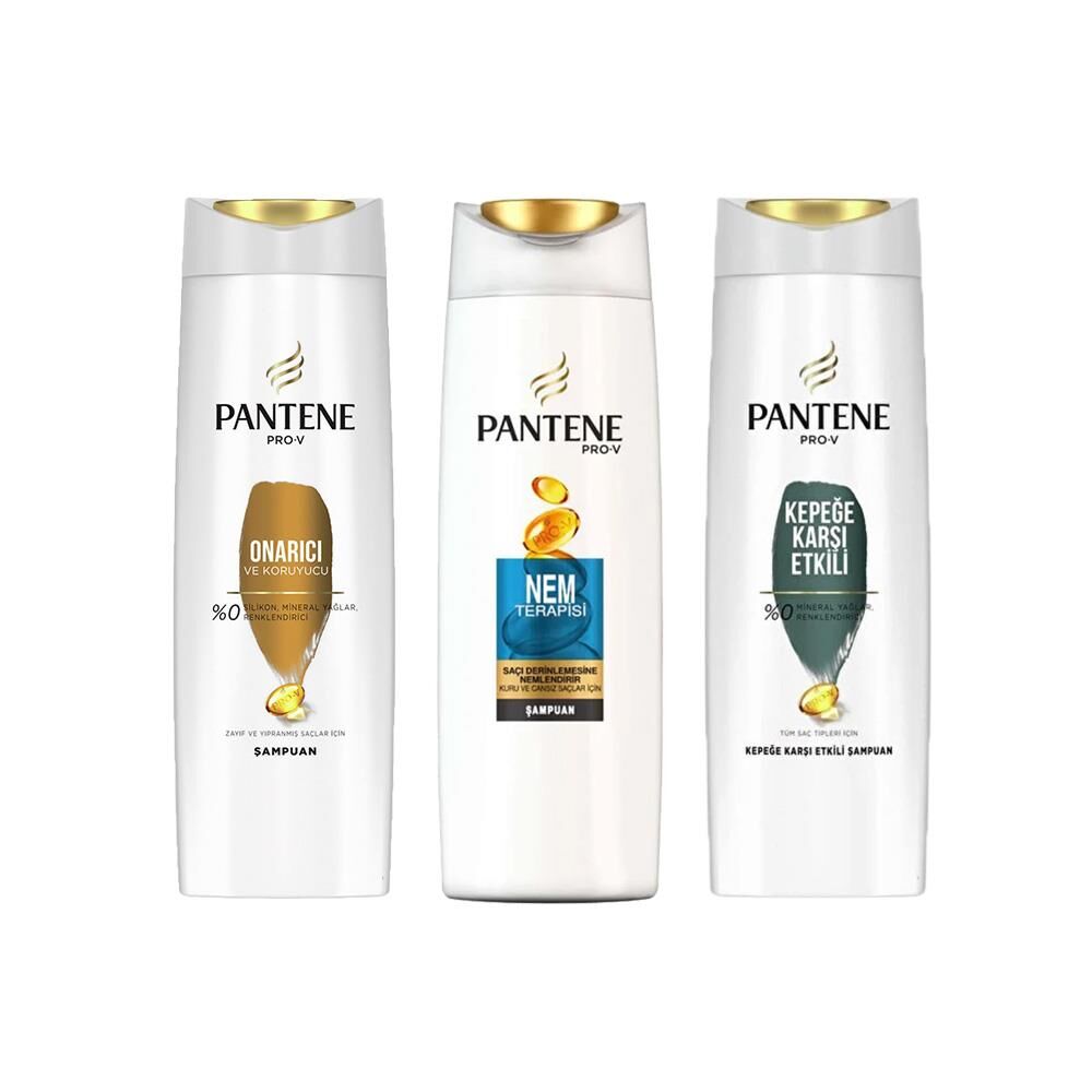 Pantene Şampuan Pro-V Onarıcı Ve Koruyucu, Nem Terapisi ve Kepeğe Karşı