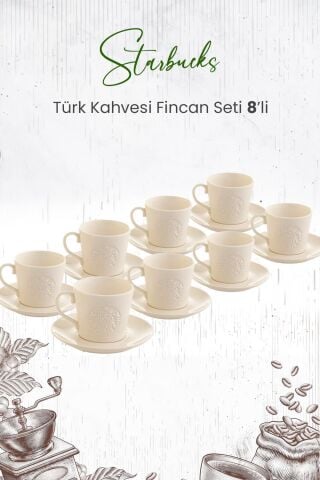 Starbucks® Türk Kahvesi Fincan Seti 8'li