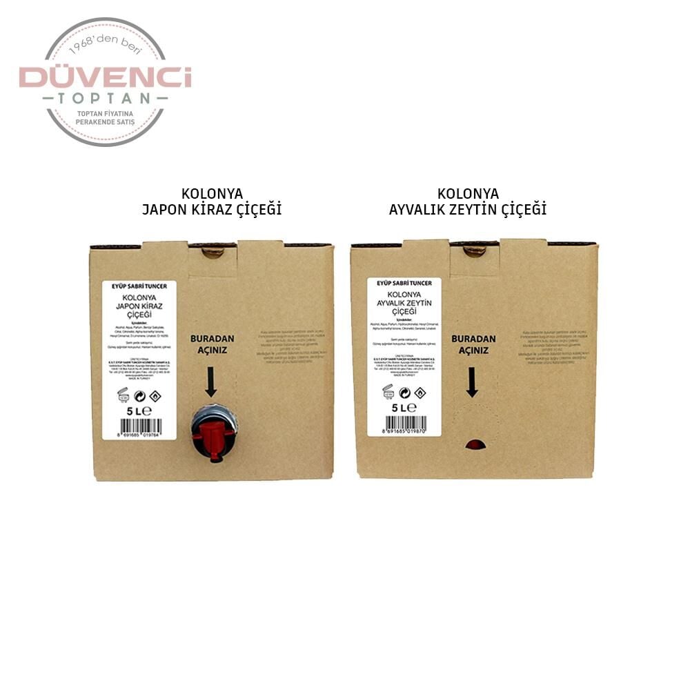 Eyüp Sabri Tuncer Ayvalık Zeytin Çiçeği ve Japon Kiraz Çiçeği Kolonyası 5 lt