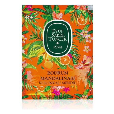 Bodrum Mandalinası Kolonyalı Mendil 50'li (Büyük Boy)