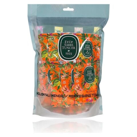 Bodrum Mandalinası Kolonyalı Mendil 50'li (Büyük Boy)