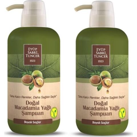 Eyüp Sabri Tuncer Macadamia Yağlı Şampuan 600 ml x 2