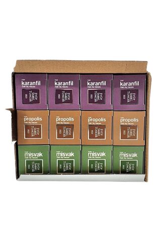 Eyüp Sabri Tuncer Doğal Misvak, Propolis ve Karanfil Özlü Diş Macunu Seti 3' lü x 4