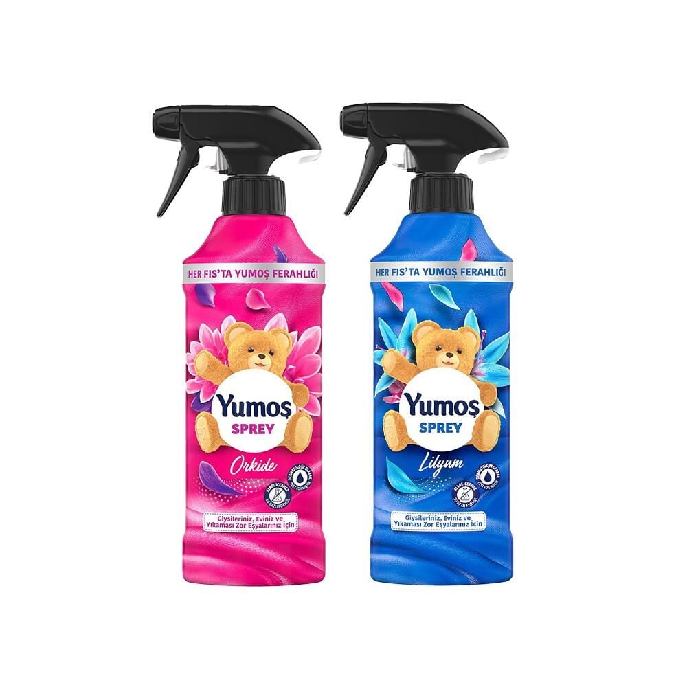 Yumoş Sprey Yıkaması Zor Eşyalar Için 450 ml Lilyum ve Orkide