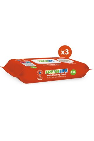 2 XL Vücut Temizleme Havlusu 3x50 (150 Yaprak)