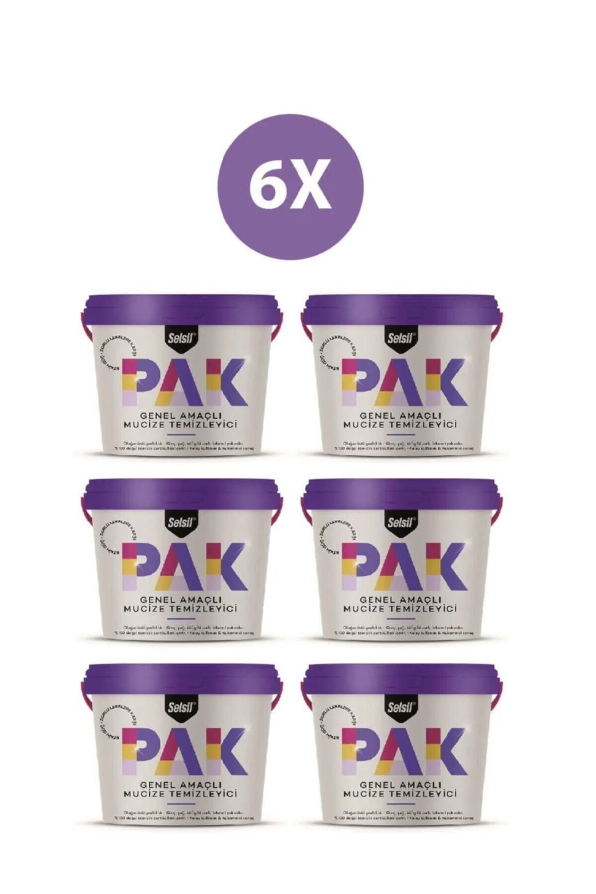 Selsil Pak Genel Amaçlı Mucize Temizleyici 6 Lı 500 Gr