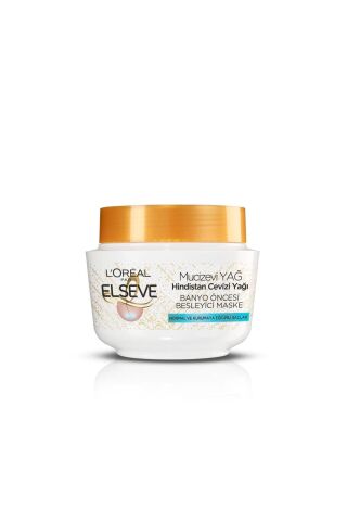 Elseve Hindistan Cevizi & Değerli Yağlar Eşsiz Karışım Banyo Öncesi Maske 300 Ml