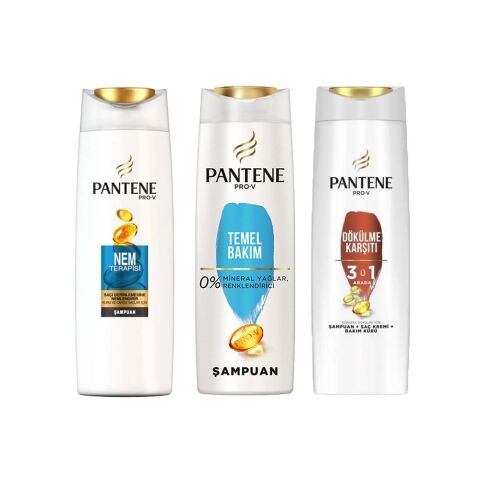 Pantene Şampuan Pro-V Nem Terapisi, Klasik Bakım ve 3' ü 1 Arada
