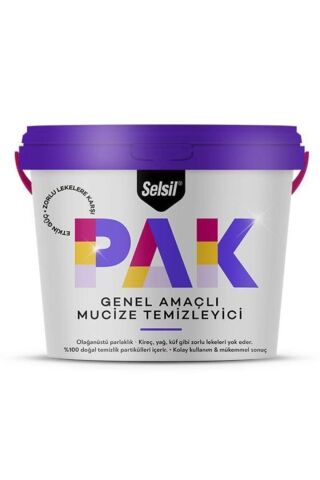 Selsil Pak Genel Amaçlı Temizleyici 500 gr 2 Li Paket