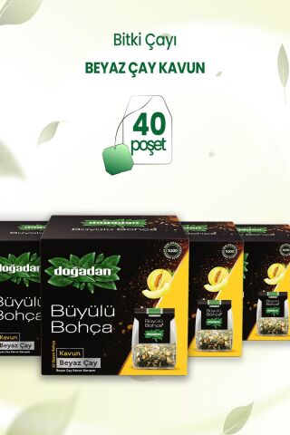 Doğadan Büyülü Bohça Beyaz Çay Kavun 10'lu 12 G x 4 Adet