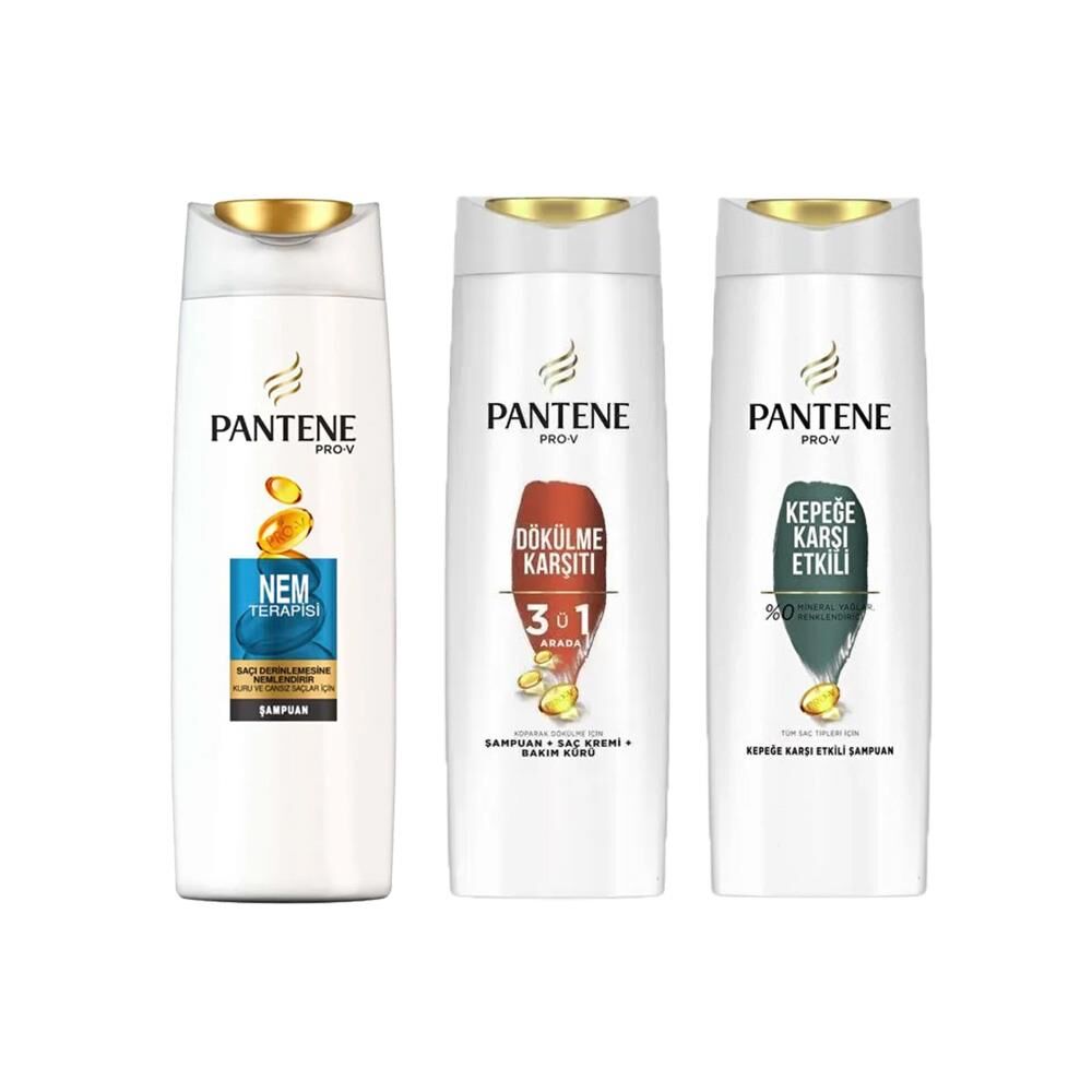Pantene Şampuan Pro-V Nem Terapisi, 3' ü 1 Arada ve Kepeğe Karşı