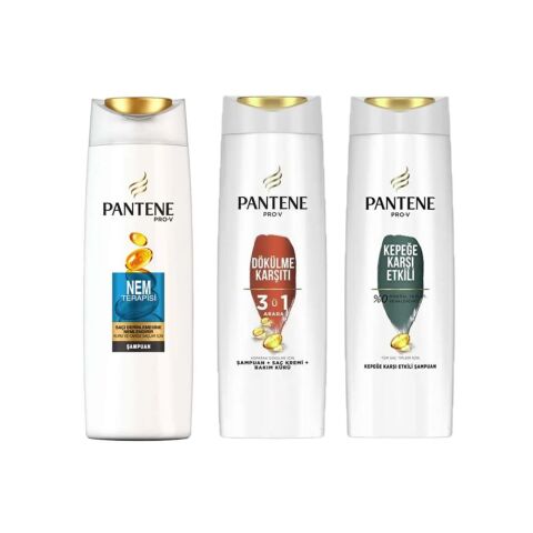 Pantene Şampuan Pro-V Nem Terapisi, 3' ü 1 Arada ve Kepeğe Karşı