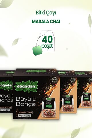 Doğadan Büyülü Bohça Masala Chai 10'lu 22 G x 4 Adet