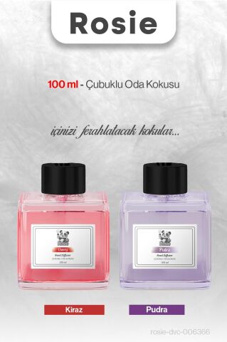 Kiraz ve Pudra ROSIE Çubuklu Oda Kokusu 100 ml