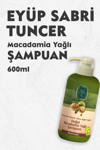 Eyüp Sabri Tuncer Doğal Macadamia Yağlı Şampuan 600 ml