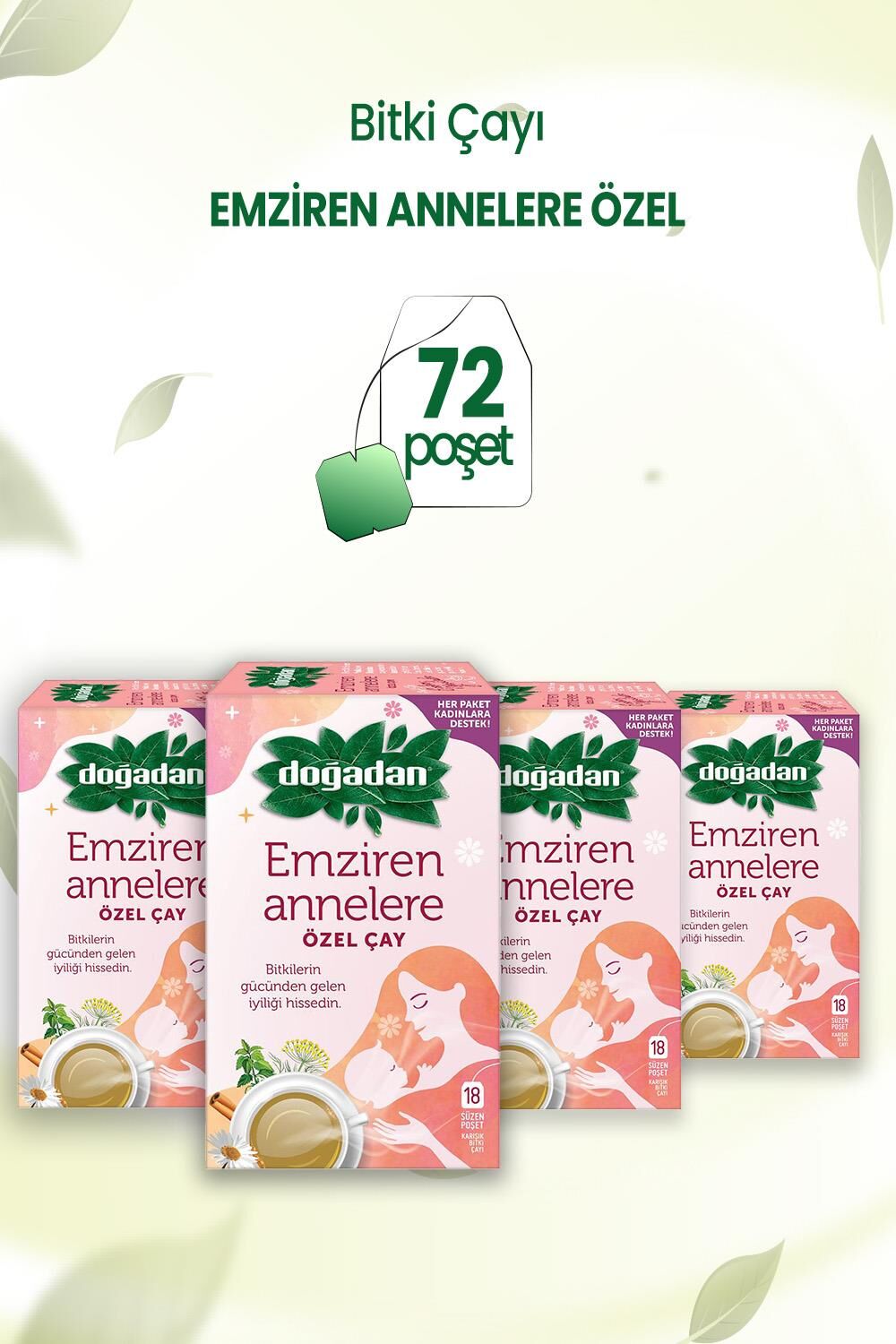 Doğadan Emziren Annelere Özel Bitki Çayı 18'li x 9 Adet