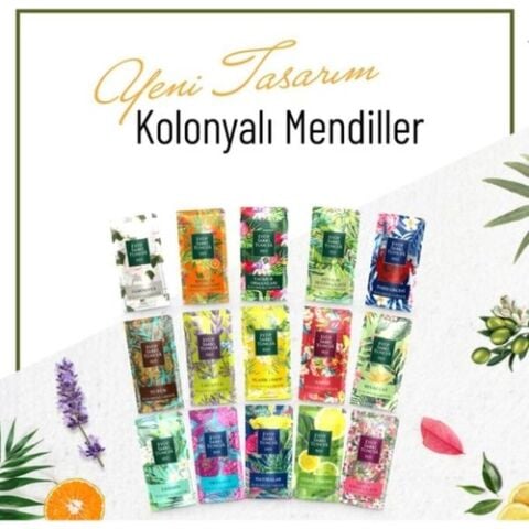 Eyüp Sabri Tuncer Kolonyalı Mendil Gardenya 150 Adet