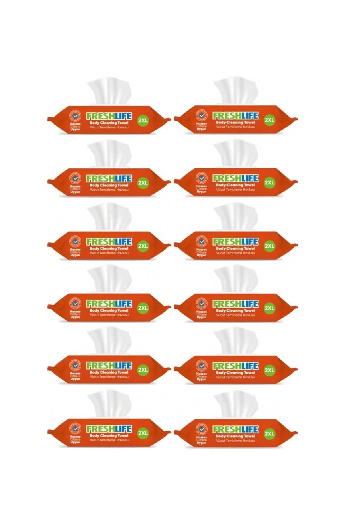 Vücut Temizleme Havlusu 50 ADET (12X50)