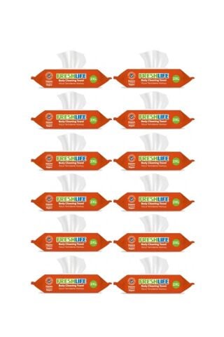 Vücut Temizleme Havlusu 50 ADET (12X50)