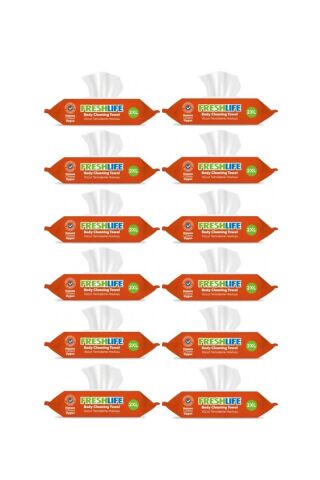 Vücut Temizleme Havlusu 50 ADET (12X50)