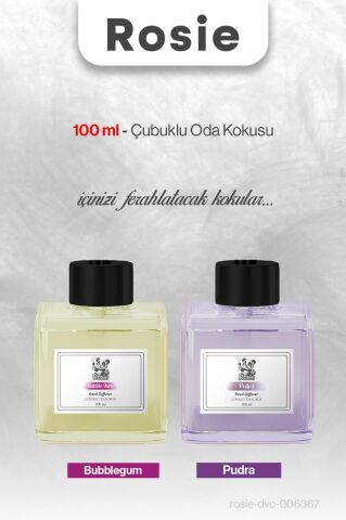Bubblegum ve Pudra ROSIE Çubuklu Oda Kokusu 100 ml