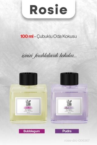 Bubblegum ve Pudra ROSIE Çubuklu Oda Kokusu 100 ml