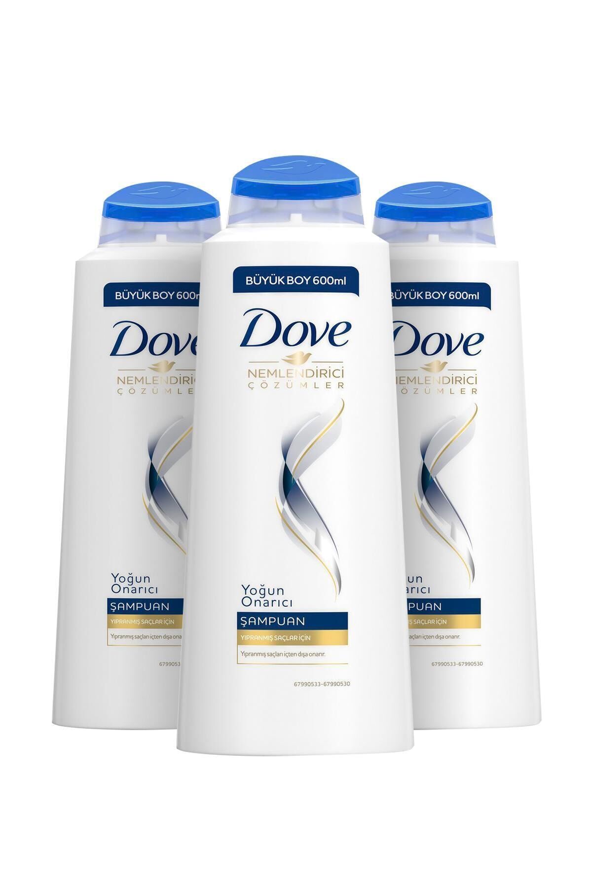 Yoğun Onarıcı Saç Bakım Şampuanı 600 ml X3