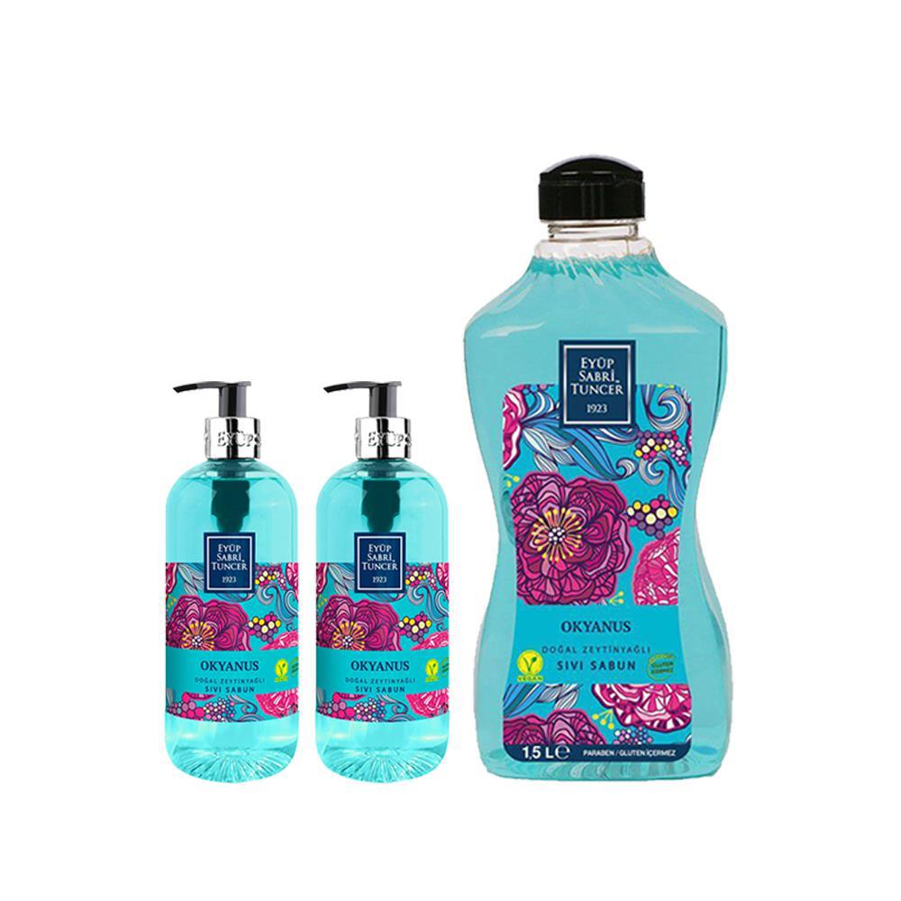 Düvenci Toptan Eyüp Sabri Tuncer Okyanus Sıvı Sabun 3' lü Set