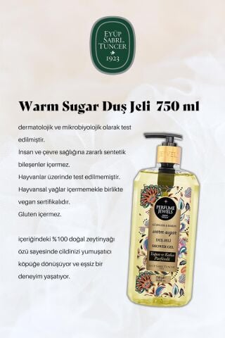 Duş Jeli Warm Sugar Eyüp Sabri Tuncer 7 AL 6 ÖDE ve Rosie Hediye