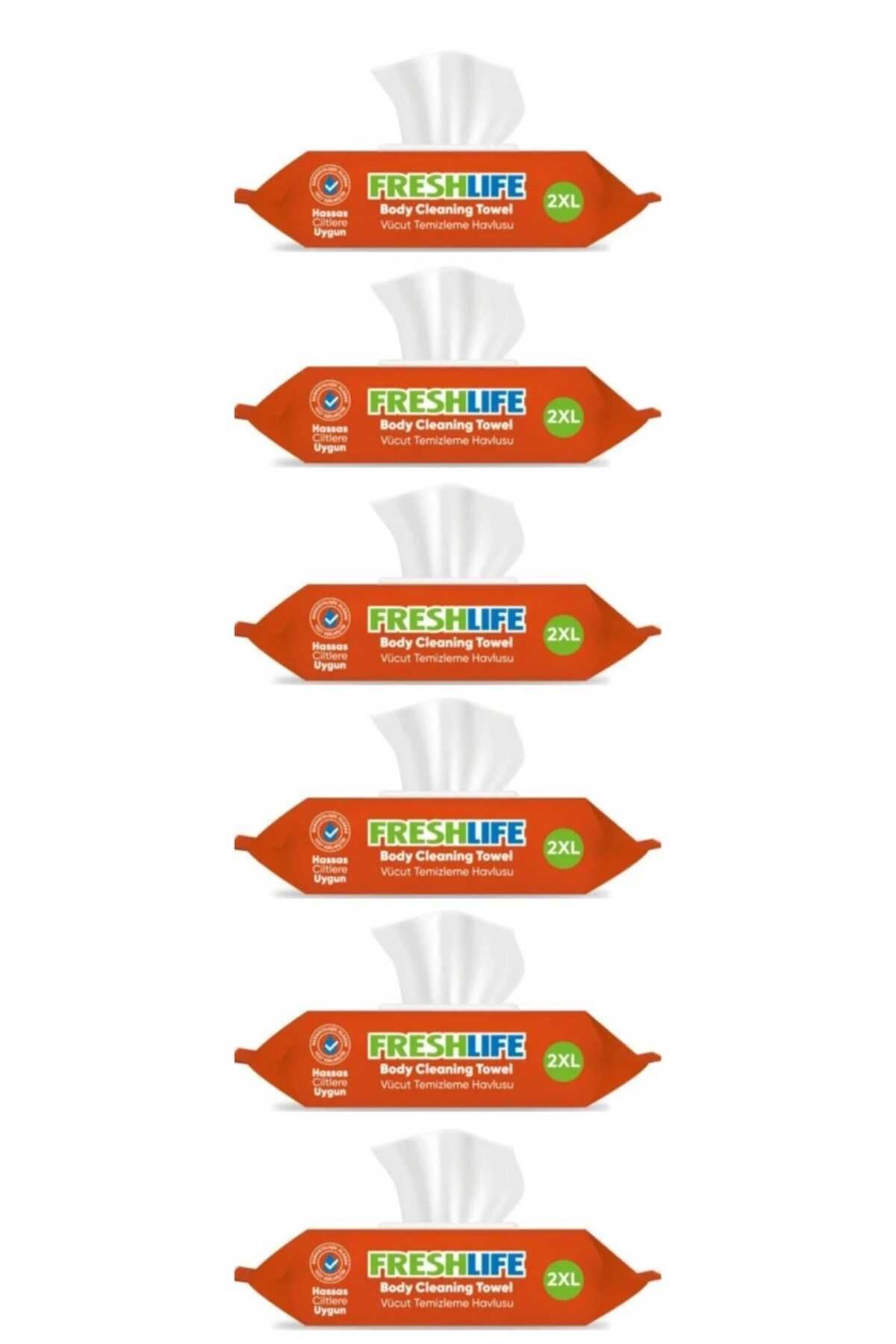 Vücut Temizleme Havlusu 50 ADET (6X50)