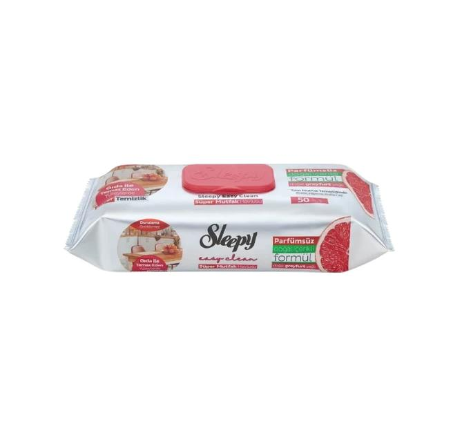 Sleepy Easy Clean Greyfurtlu Süper Mutfak Havlusu 50'li