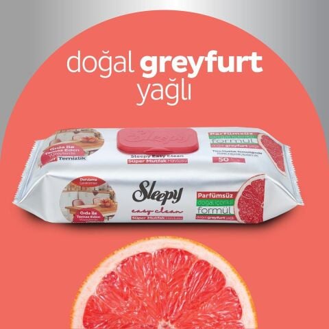 Sleepy Easy Clean Greyfurtlu Süper Mutfak Havlusu 50'li