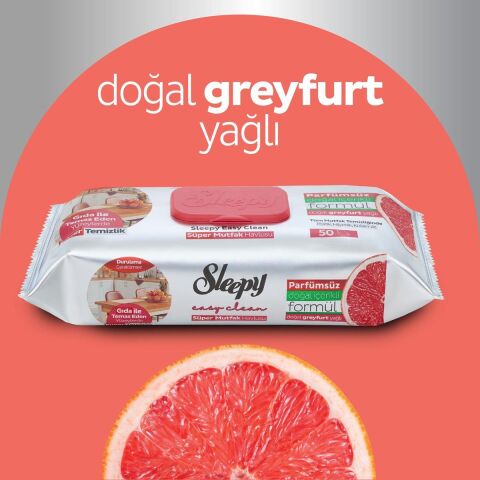 Sleepy Easy Clean Greyfurtlu Süper Mutfak Havlusu 50'li