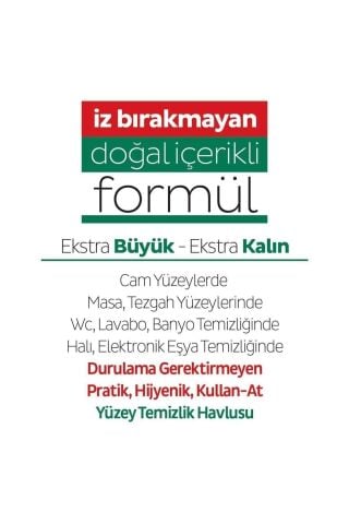 Sleepy Easy Clean Yüzey Temizlik Havlusu 50' li x 3