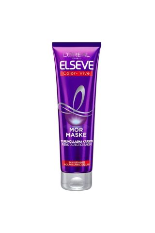 Elseve Loreal Paris Turunculaşma Karşıtı Renk Düzeltici Mor Maske 150 Ml