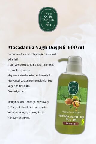 Eyüp Sabri Tuncer Macadamia Yağlı Duş Jeli 7 AL 6 ÖDE ve Rosie Hediye