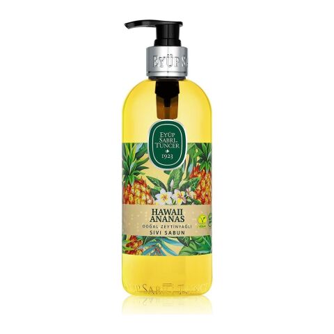 Eyüp Sabri Tuncer Hawaii Ananas Doğal Zeytinyağlı Sıvı Sabun 500 Ml