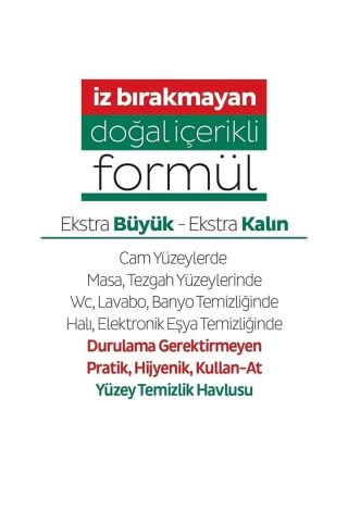 Sleepy Easy Clean Yüzey Temizlik Havlusu 50' li x 2