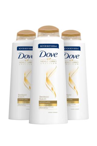 Besleyici Bakım Saç Bakım Şampuanı 600 ml X3