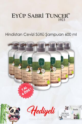 7 AL 6 ÖDE Eyüp Sabri Hindistan Cevizi Sütlü Şampuan ve Rosie Hediye