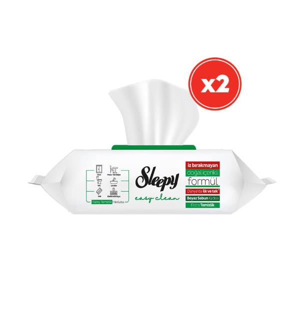 Sleepy Easy Clean Yüzey Temizlik Havlusu 100' Lü X 2
