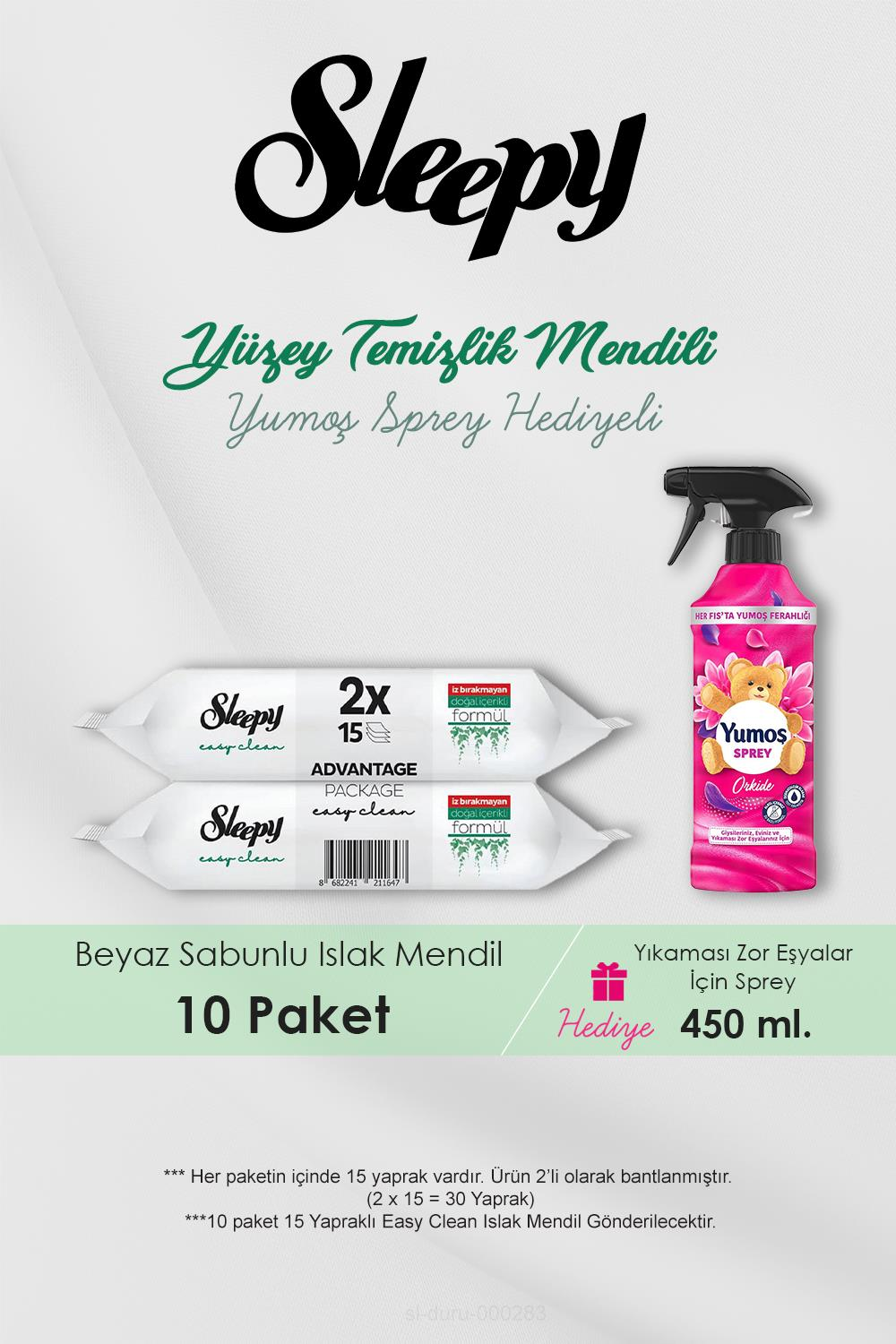 150 Adet Beyaz Sabunlu Havlu, Orkide Oda Kokusu Hediyeli