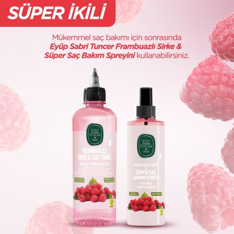 Frambuazlı Sirke & Saç Toniği 100 ml - Seyahat Boy