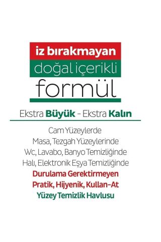 Sleepy Easy Clean Yüzey Temizlik Havlusu 50' li x 5