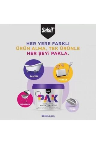 Selsil Pak Genel Amaçlı Mucize Temizleyici 500 gr X 2 Adet