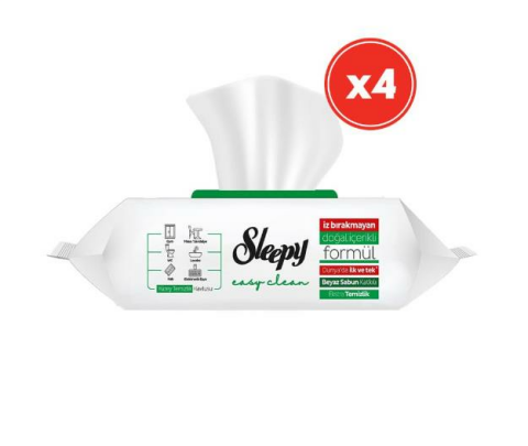 Sleepy Easy Clean Yüzey Temizlik Havlusu 4 X 100'Lü