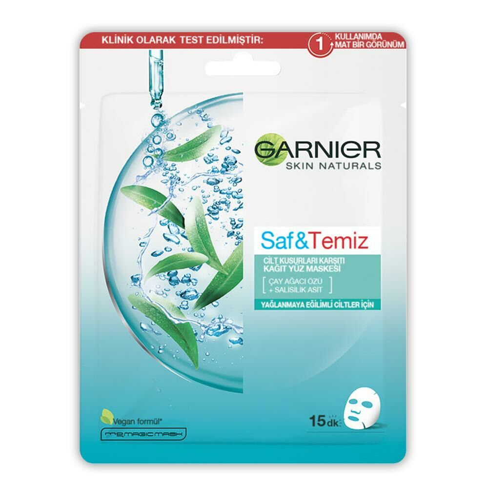 Garnier Kağıt Yüz Maskesi Saf & Temiz 23 gr
