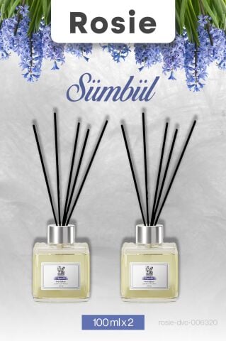 2 Adet Sümbül Rosie Çubuklu Oda Kokusu 100 ml