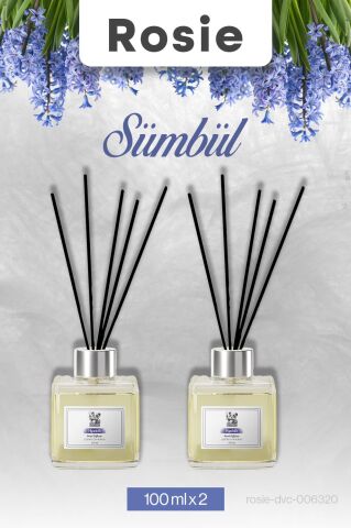 2 Adet Sümbül Rosie Çubuklu Oda Kokusu 100 ml